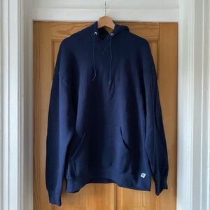 Russell Athletic Navy Dry Powerfleece Hoodie